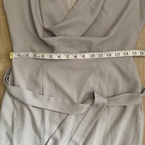 Sleek & Stylish Lavish Alice Dress Cowl Neck Cutout Detail Double Slit US8 Chic - Picture 7 of 11